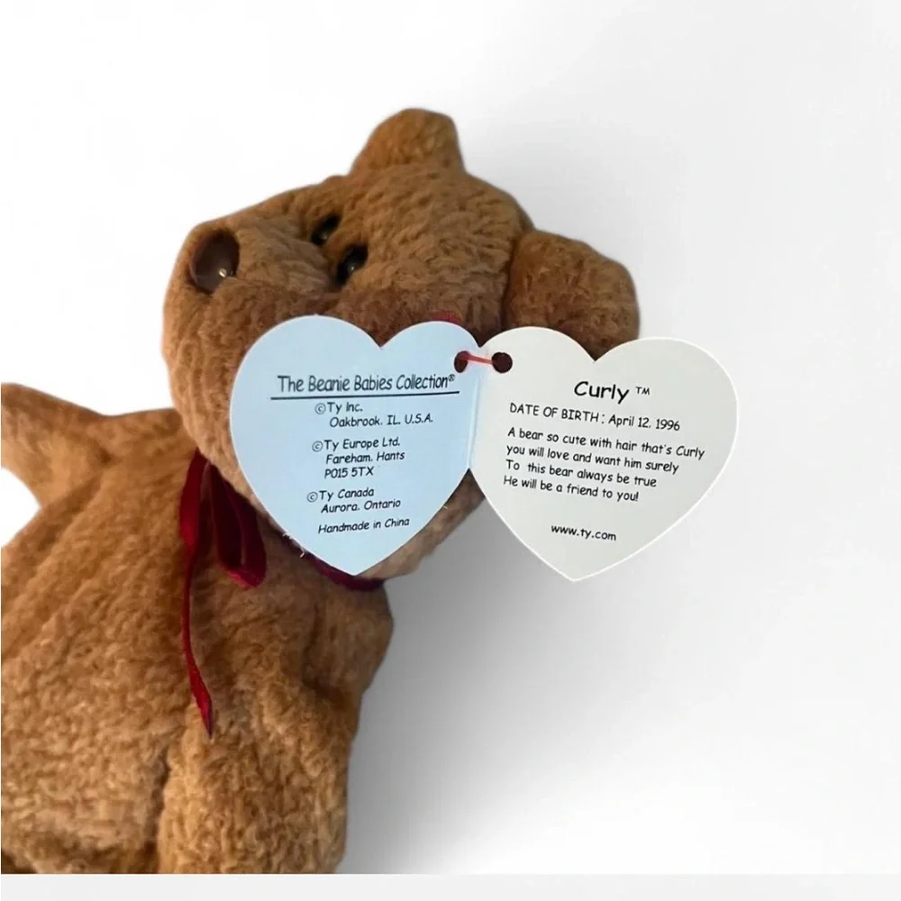 Vintage Ty Beanie Baby Curly in excellent condition